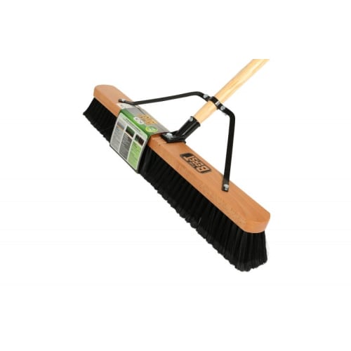 All Purpose Medium, Push Broom Assembly, 24 Inch, Hardwood Block